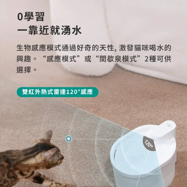 【小米有品】寵物智能飲水機 ZERO(無線寵物飲水機 寵物飲水機 飲水機 感應式活水機 喝水器)