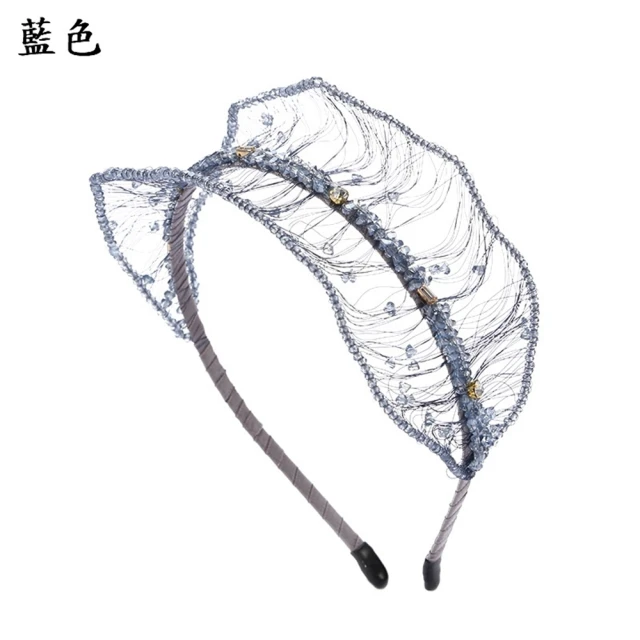 巴黎精品 髮箍水晶髮飾(手編串珠鑲鑽寬版女飾品a1da16)