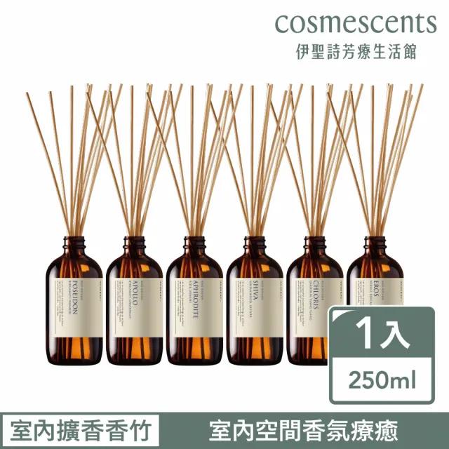 【伊聖詩】約翰森林JOHNRAY 室內擴香香竹250ml(多款任選/蔚藍海岸)