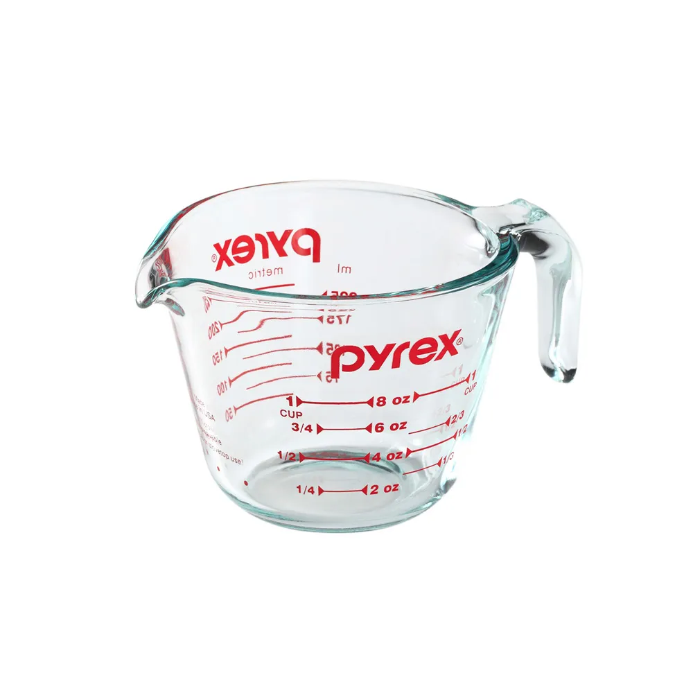 【美國康寧 Pyrex】單耳量杯250ml