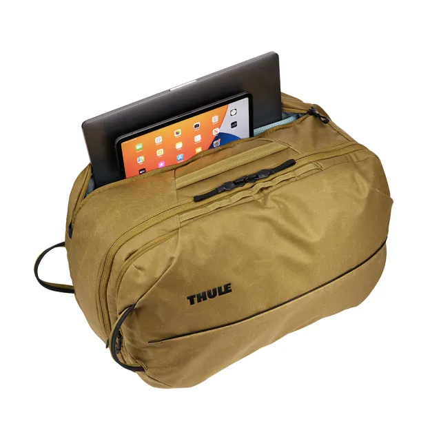 【Thule 都樂】Aion 40L 15.6 吋旅行後背包(電腦包/棕綠色)