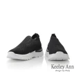 【Keeley Ann】透氣飛織輕量休閒鞋(黑色376822110-Ann系列)