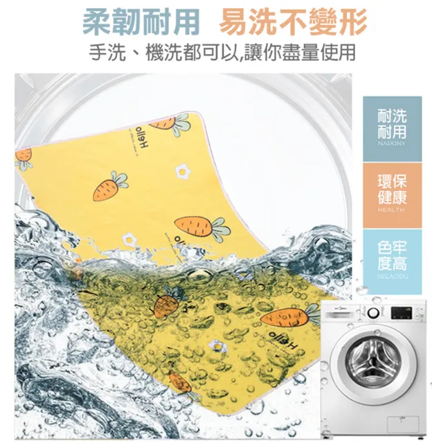 【TENGYUE】嬰兒尿墊 三層防水隔尿保潔墊-50x70cm二入組(迷你 尿布墊 生理墊 寵物墊 可機洗)