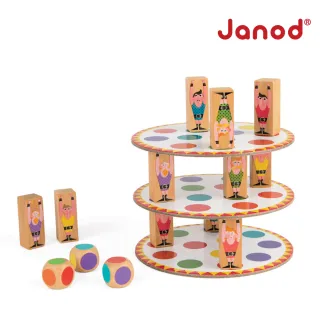 【法國Janod】趣味桌遊-疊疊塔(親子桌遊 派對桌遊 人氣桌遊 疊高 平衡 樂齡)