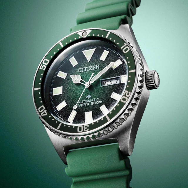 【CITIZEN 星辰】PROMASTER 200米潛水機械錶 腕錶 男錶 禮物 手錶(NY0120-01Z)