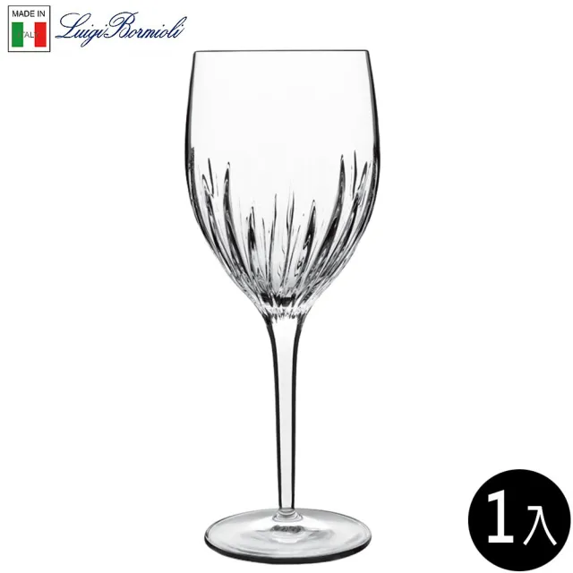 【Luigi Bormioli】雕刻紅酒杯 500ml 1入 古典系列(紅酒杯 無鉛水晶酒杯 白酒杯)