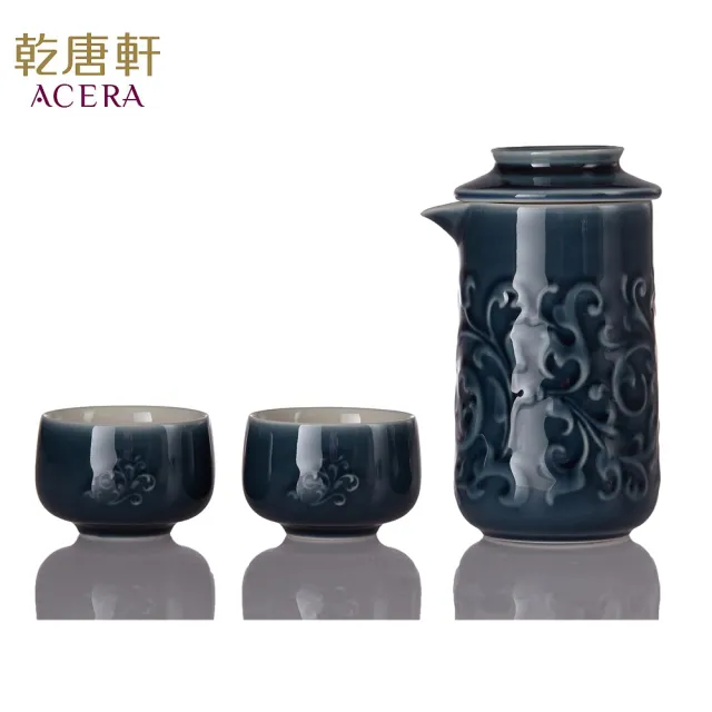 【乾唐軒】繁華盛世陶瓷泡茶器(一壺+二杯 / 4色 / 交換禮物)