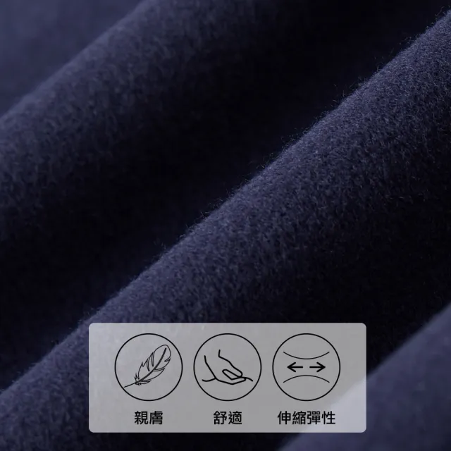 【Blue River 藍河】男裝 藏青色長袖襯衫-簡約有型秋冬款(日本設計 舒適穿搭)