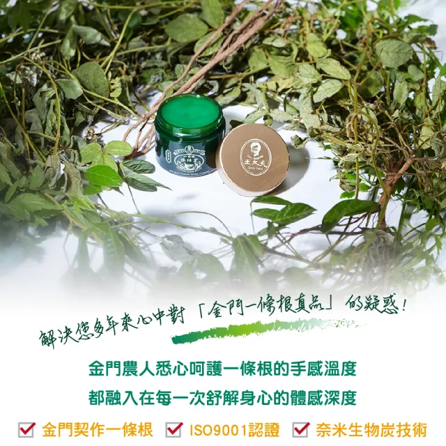 【王大夫一條根】一條根擦倍靈油膏x1入(120g/入)