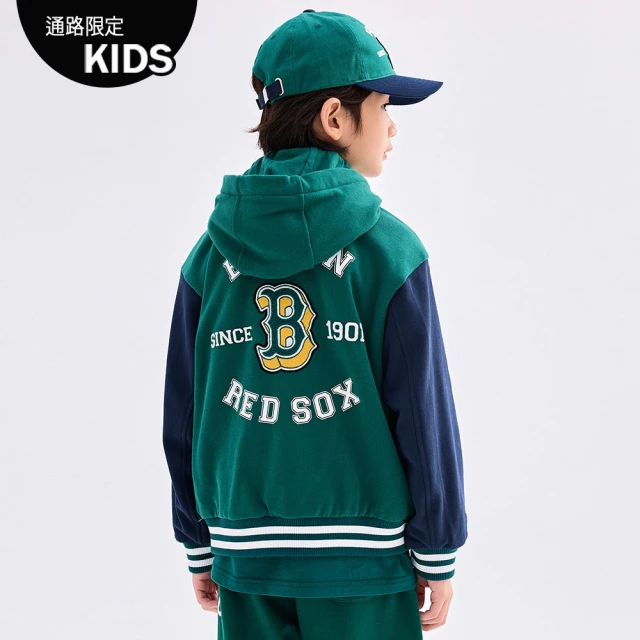 MLB 童裝 棒球外套 Varsity系列 波士頓紅襪隊(7AJPBV234-43GND)