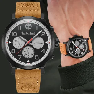 【Timberland】天柏嵐 三眼多功能手錶/46mm 禮物 送禮 推薦(TDWGF0028902)