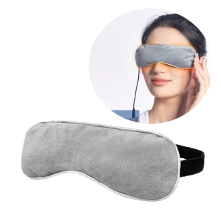 【YOLU】黑科技石墨烯熱敷舒壓眼罩 USB溫控定時加熱保暖立體發熱眼罩(熱敷/遮光/溫熱眼罩)