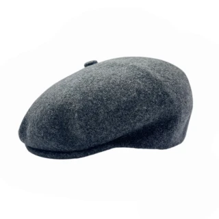 【KANGOL】WOOL GALAXY鴨舌帽(灰色)