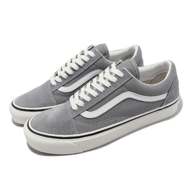 VANS 休閒鞋 Old Skool 36 DX 男鞋 女鞋 灰 白 麂皮 經典(VN0A4BW3BM7)