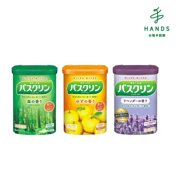 【台隆手創館】日本巴斯克林入浴劑600g(森林/薰衣草/香橙)