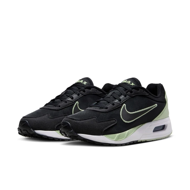 NIKE 耐吉 慢跑鞋 男鞋 運動鞋 緩震 AIR MAX SOLO 黑綠 DX3666-005