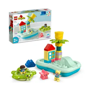 【LEGO 樂高】得寶系列 10989 水上樂園(洗澡玩具 學齡前玩具 DIY積木 大顆粒)