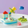 【LEGO 樂高】得寶系列 10989 水上樂園(洗澡玩具 學齡前玩具 DIY積木 大顆粒)