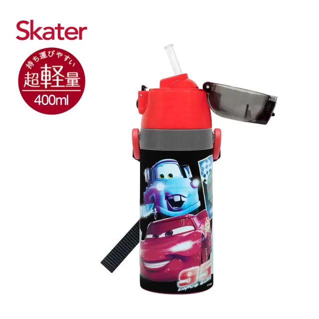 【Skater】吸管不鏽鋼保溫-兒童水壺(400ml)