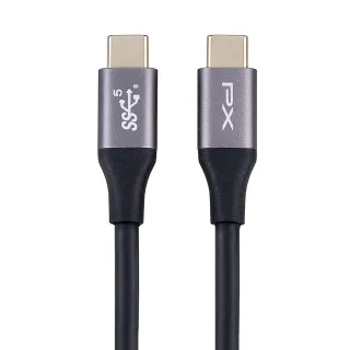 【PX 大通-】.UCC3-1B 1公尺 USB 3.1 GEN1 C to C 超高速充電傳輸線(影音+數據+充電/GEN1 10倍快傳/100W)