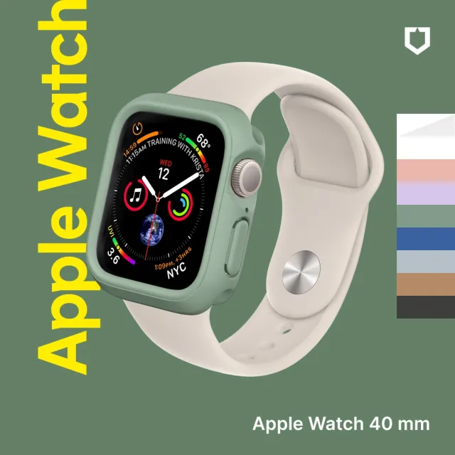 犀牛盾錶殼組【Apple 蘋果】Apple Watch SE2 2023 LTE 40mm(鋁金屬錶殼