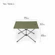 【Helinox】Tactical Table L 輕量戰術桌 軍綠 HX-11061(HX-11061)