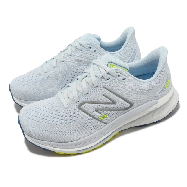 NEW BALANCE 慢跑鞋 860 V13 D 寬楦 女鞋 藍 銀 緩震 運動鞋 路跑 反光 NB 紐巴倫(W860V13-D)