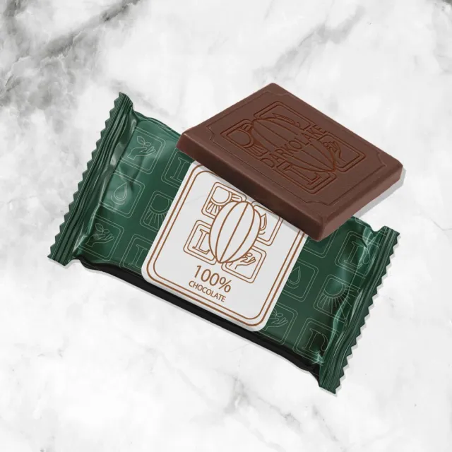 【多儂莊園工坊】100% 黑巧克力 45片 禮盒 無糖 黑巧克力  中秋禮盒