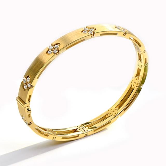 【禾美珠寶】1.2ct VS2 天然鑽石手鐲SN789(18K金)