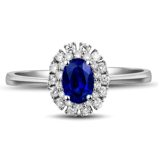 【禾美珠寶】天然皇家藍藍寶石戒指YS536(18K金)