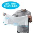 【日本TOYO】可擦身體 超厚毛巾尺寸柔濕巾 大濕紙巾(日本製-4小包入)
