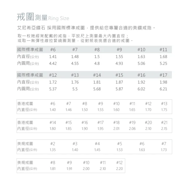 【Alesai 艾尼希亞鑽石】30分鑽石戒指 & 30分鑽石項鍊(六爪系列 鑽石套組)