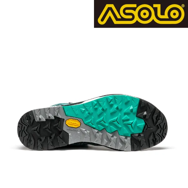 【ASOLO】女款 GTX 中筒郊山輕量健走鞋 FALCON EVO JACQUARD GV A40067/A559(防水透氣、黃金大底、健行鞋)