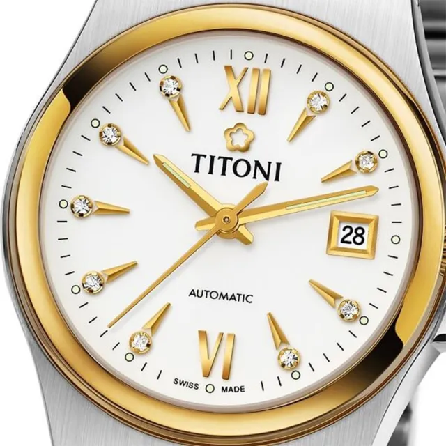 【TITONI 梅花錶】官方授權T1 男 動力系列 經典款機械腕錶-錶徑38mm-贈高檔6入收藏盒(83930SY-271)