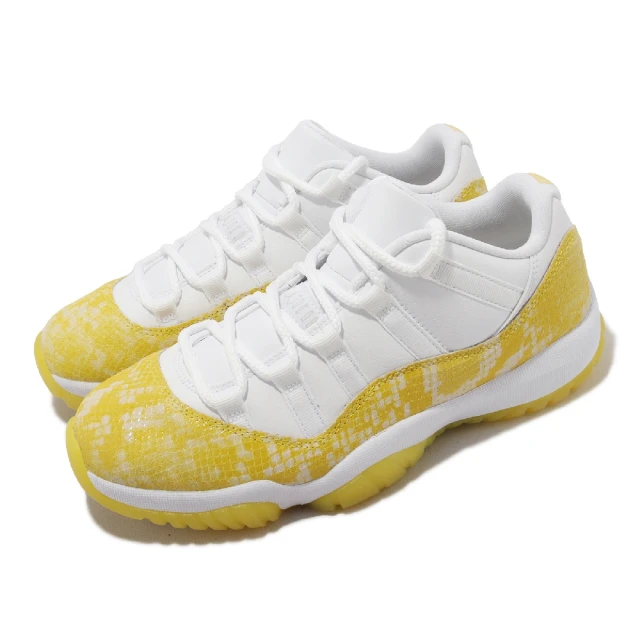 NIKE 耐吉NIKE 耐吉 Wmns Air Jordan 11 Retro Low 黃 蛇紋 女鞋 AJ11 休閒鞋(AH7860-107)