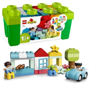 【LEGO 樂高】得寶系列 10913 顆粒盒(學齡前 嬰兒玩具 大顆粒 玩具車)