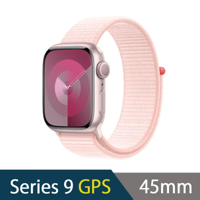 運動錶帶超值組【Apple】Apple Watch S9 GPS 45mm(鋁金屬錶殼搭配運動型錶環)