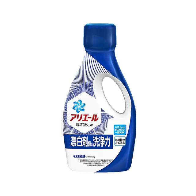 【P&G】日本進口 4D超濃縮強效洗衣精  690/720g(強力淨白/室內曬衣/除菌抗敏/平行輸入)