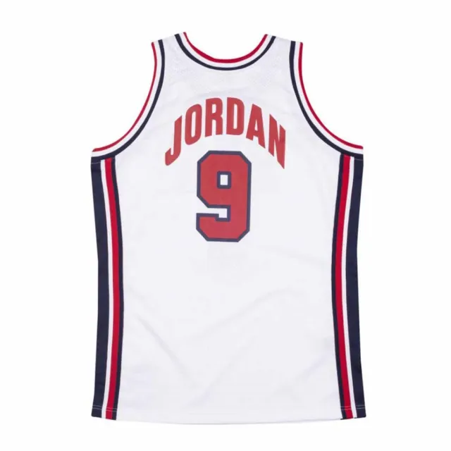 【NBA】M&N Authentic球員版復古球衣 92 Dream Team #9 Michael Jordan 白(AJY4AC19089-USAWHIT92MJO)