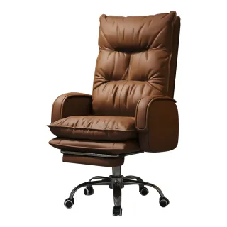 【WELAI】辦公室可躺午休老闆椅辦公椅-乳膠款(電腦椅 轉椅 升降椅 靠背椅)