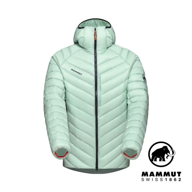 Mammut 長毛象 Broad Peak IN Hooded Jacket Men 防潑水羽絨連帽外套 男款 薄荷綠/黑 #1013-02960