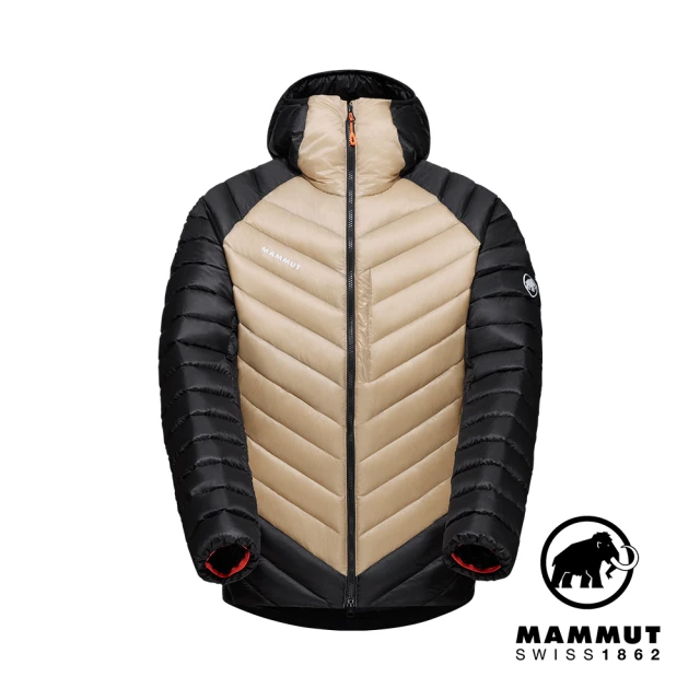 Mammut 長毛象 Broad Peak IN Hooded Jacket Men 防潑水羽絨連帽外套 男款 薩凡納褐/黑 #1013-02960