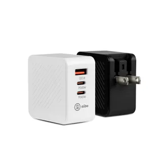 【aibo】GaN氮化鎵 PD65W 三孔快速充電器(PDx2+QC3.0x1)