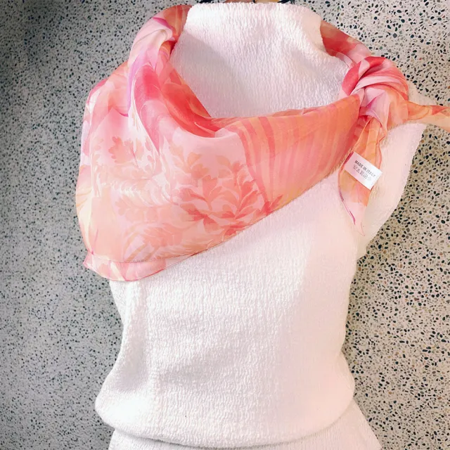 【iTa.a】100%義大利制造80×80雪紡大方巾(時尚.機能.環保-歐洲工藝普及版B6)