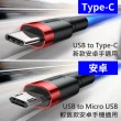 【BASEUS 倍思】2.4A快充線 USB對Type-C/USB對Micro充電線(100公分卡福樂系列)