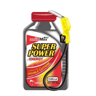 【aminoMax 邁克仕】Super Power能量戰力包ENERGY GEL爆發型-蘋果口味 32ml*10包(能量包)