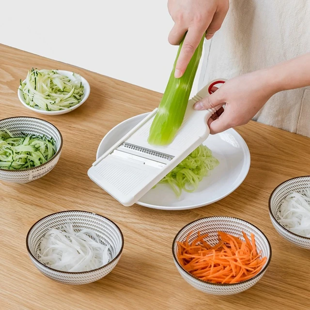 【寶盒百貨】日本製 cook ring系列 刨絲器 刨刀 多功能蔬果刨絲器(刨絲刀 切片刀)