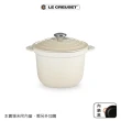 【Le Creuset】萬用窈窕鑄鐵鍋 20(蛋白霜-鋼頭-內鍋黑)