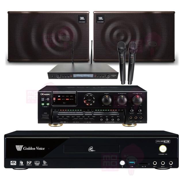 【金嗓】CPX-900 K2R+OKAUDIO AK-7+SR-889PRO+JBL MK08(4TB點歌機+擴大機+無線麥克風+卡拉OK喇叭)