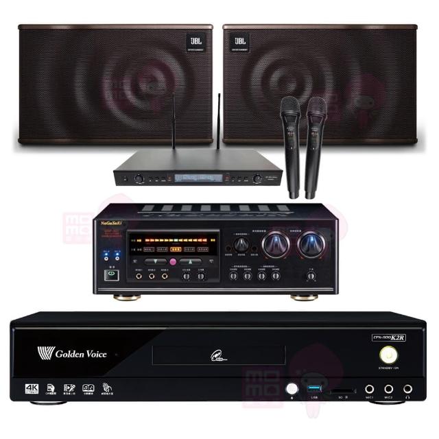 【金嗓】CPX-900 K2F+DSP-A1II+SR-889PRO+JBL MK10(4TB點歌機+擴大機+無線麥克風+喇叭)